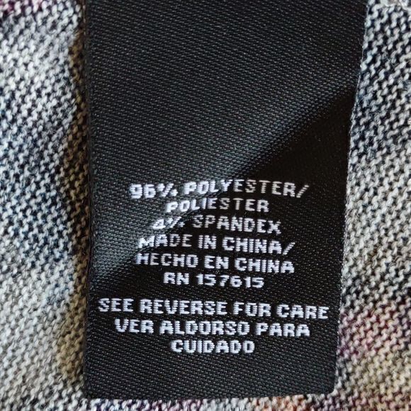 Madison Leigh Plaid Ruffle Shoulder 3/4 Sleeve Swing Dress‎ Sz L - Picture 11 of 12